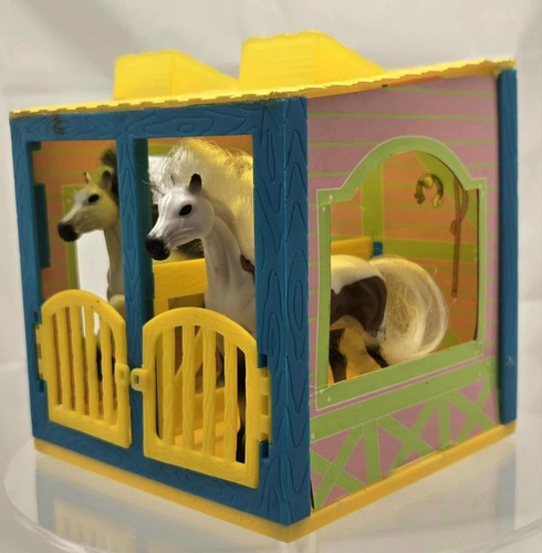 Horse stable horses - horse, toy
